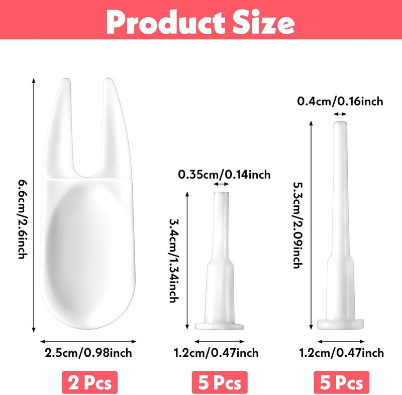 Ymapinc 12pcs Exercise Ball Plug Replacement, Fitness Yoga Ball Inflatable Air Pins for Home Gym Exercise Balls - Image 2